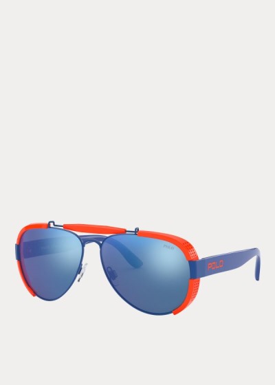 Oculos De Sol Polo Ralph Lauren Fluorescent Pilot Homem 34156-QMED